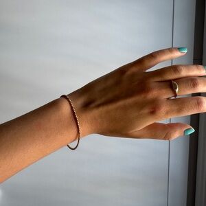 ENewton 2mm gold bracelet